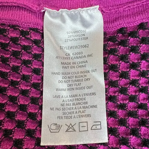 Elena Wang Sweater Womens Large Purple