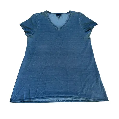 J Jill Pure Jill Indigo Tee Shirt Bundle Of 2 Tops Womens Size Small Blue