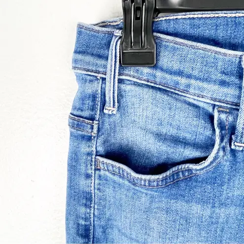 MOTHER The Hustler High Rise One Trick Pony Wash Ankle Jeans Size 29 Blue