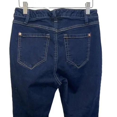 INC Denim International Concepts Womens Mid Rise Skinny Denim Jeans Dark Wash Sz Blue Size 4