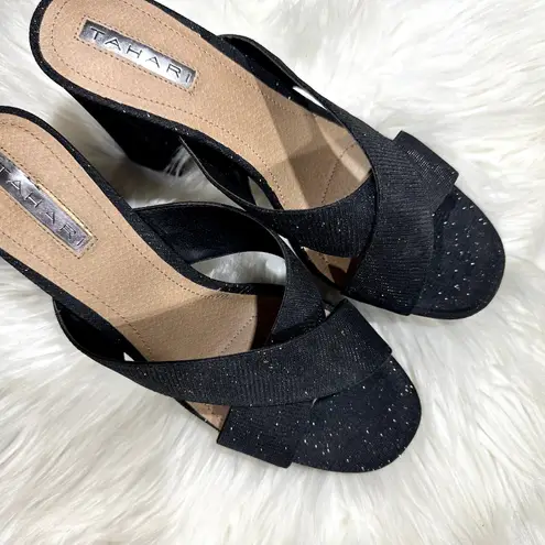 Tahari  Posey Sparkle Sandal Heels Sz 8