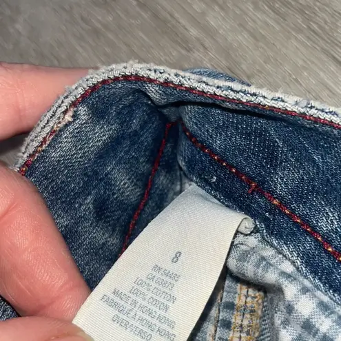 American Eagle AE Vintage Mid-rise Women's Blue Denim Shorts 8