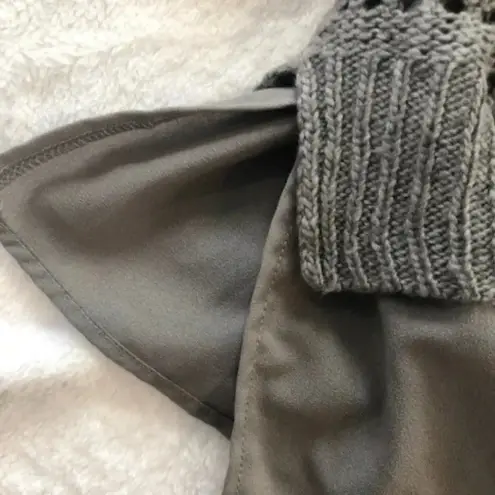 st. john's bay Combo‎ style grey pullover sweater L EUC