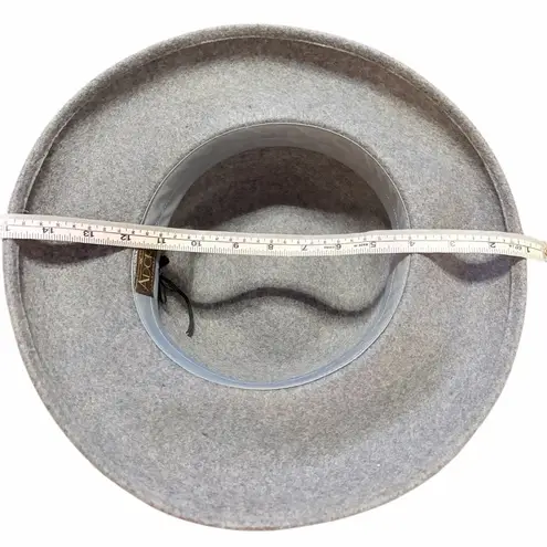 ADORA Classic Gray Hat with Black Ribbon