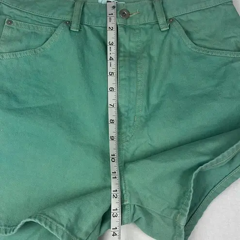 Uniqlo  | Denim Color Wash Shorts | Teal Green | Five Pocket | Size 29 (8)