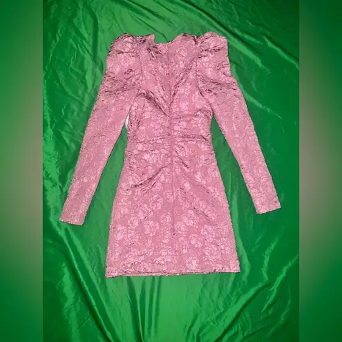 Ganni NWT Elegant Pink Lace Dress size