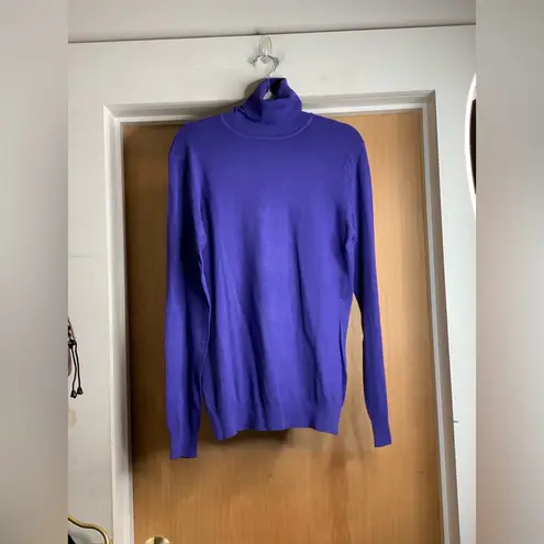 ZARA  Vibrant Purple Turtleneck Sweater.     Size-Medium