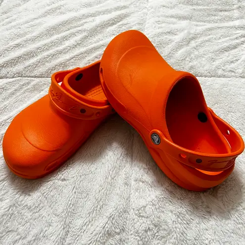 Crocs Mario Batali Signature Orange Slip Resistant Clogs Womens US 8 Mens US 60 50 Off Retail From LookloveBuy