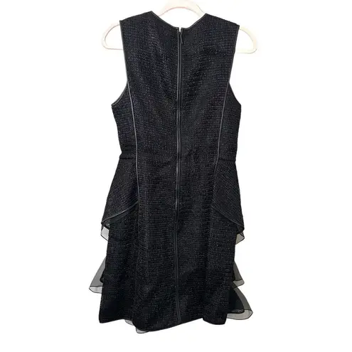 Jason Wu Raffia Ruffle Sleeveless Dress Sz 6