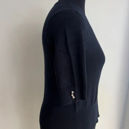 Audrey & Grace Short Sleeves Buttoned Cardigan Sweater NWOT