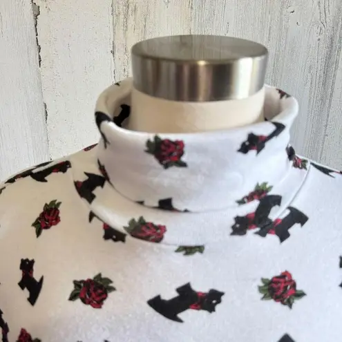 Vintage Christmas Turtleneck scottie dog Shirt – Size XL Holiday
