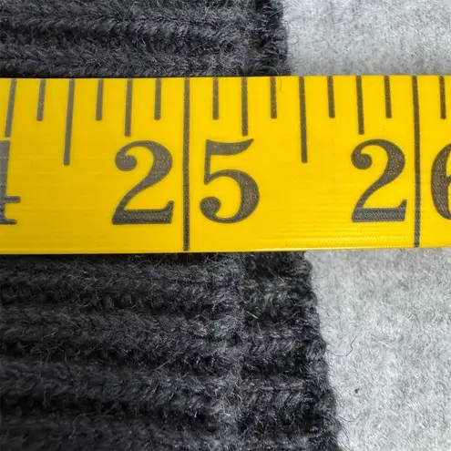 Leslie Fay Vintage Women's Black Cardigan Sweater M Christmas Applique