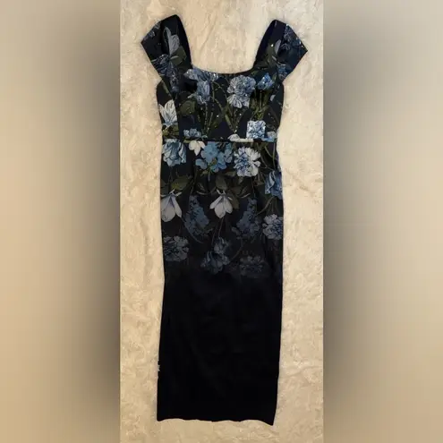 Sachin + Babi NWOT Grace Sequined Floral Column Gown Sz 8