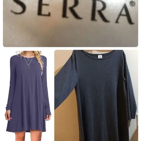 Serra  THICK WEIGHTED SPANDEX, SUPER SOFT TEE SHIRT DRESS