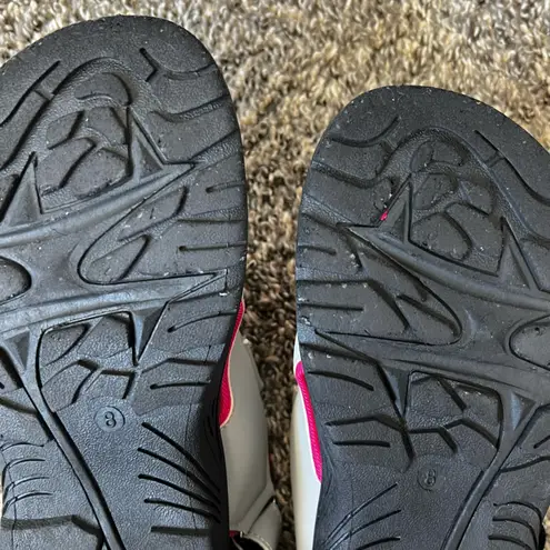 Coxist Women’s Gray Pink Active Waterproof Hiking Sandals Size 8