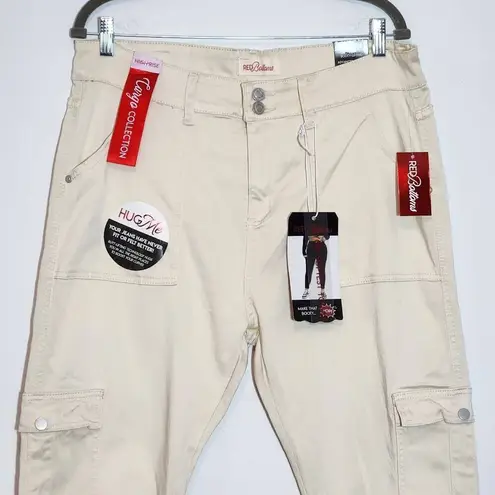 Red Bottoms Cream Cargo Joggers NWT Size 20 Cream Skinny Fit Joggers