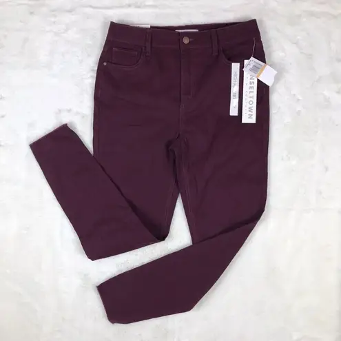 Tinseltown Junior's Colored High Rise Raw Hem Ankle Length Skinny Jeans NWT 7