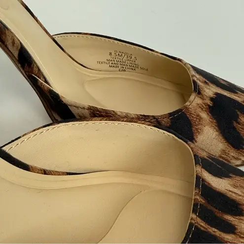 Jessica Simpson  Leopard Print JS Nazela Ankle Strap Chunky Heels Women Size 8.5 - Image 7