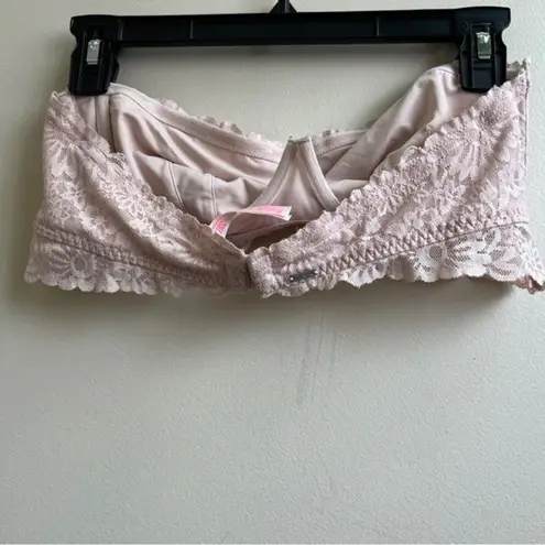 PINK - Victoria's Secret Victoria’s Secret Pink lace strapless bra y2k Size Large