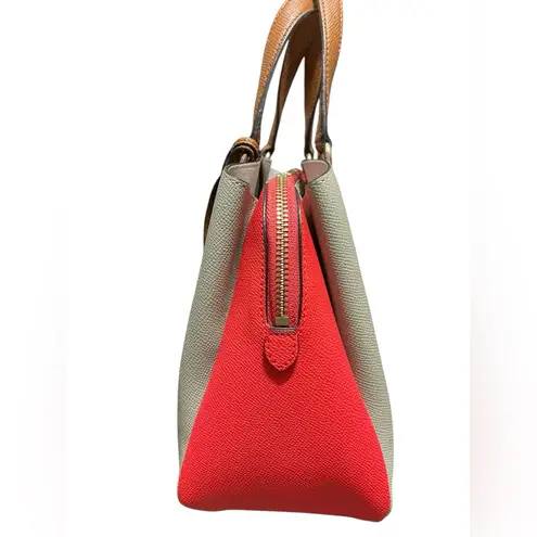 Furla Minerva S Tote Vitello Andromeda Colorblock Leather NWT