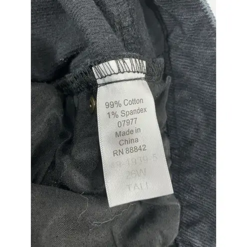 Woman Within Womans Black Courdory Pants Size 26 W Tall