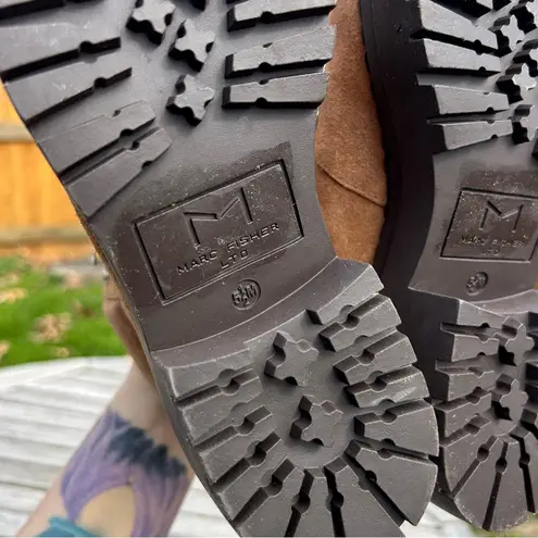 Marc Fisher  LTD Nairy‎ Hiking Boot  Camel Tan Brown Lug Sole size 5.5 thumbnail 10