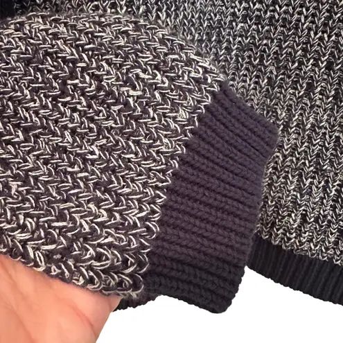 Tribal Crew Neck Colorblock Knit Sweater Womens Small Petite Navy Preppy Classic Blue Size undefined