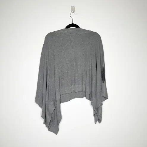 Lululemon  Forward Flow Knit Poncho Cashmere Blend Women's Gray One Size O/S