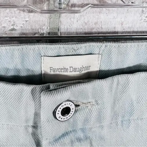 Favorite Daughter NWT The Taylor Trouser Straight Leg Sierra Wash Jeans Size 32 Blue