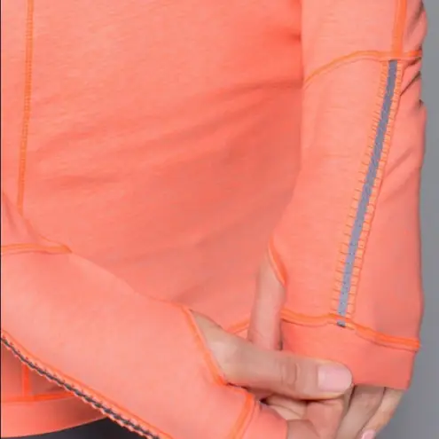 Lululemon HP!  Love Some Run long sleeve orange 10 top.