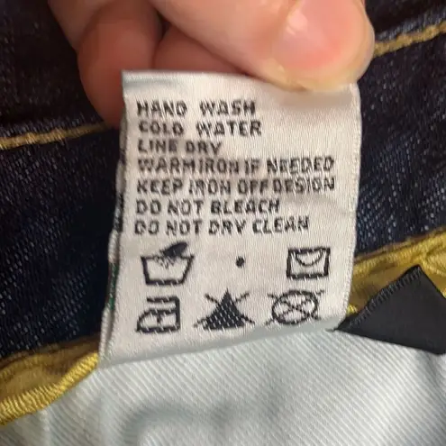 COOGI Dark Wash Blue Sexy Denim Bling Shorts 9/10