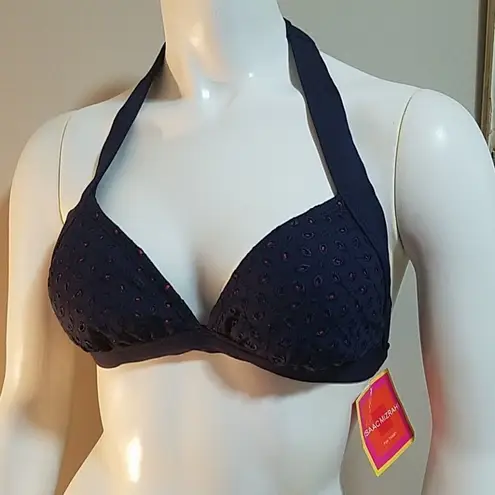 Isaac Mizrahi NWT Target Blue & Pink Bikini Top (S)