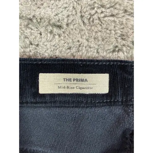 AG Adriano Goldschmied AG‎ Adriano Goldschmied Prima Mid-Rise Cigarette Corduroy Pants School Career