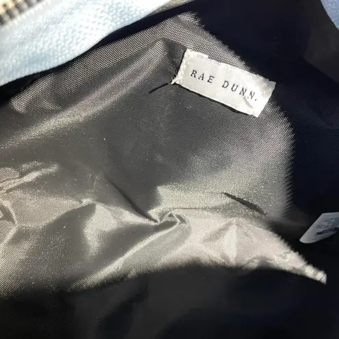 Rae Dunn White Blue Eye And Moon Print Cosmetic Makeup Bag