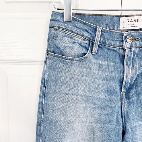 Frame Le High Straight Blind Stitch Jeans in Withers