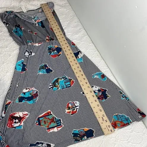 Carla Mink Retro Pop Art Photo Print dress size XS