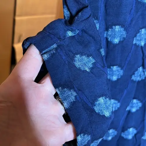 Anthropologie Velvet by Graham & Spencer Blue Cady Jumpsuit Size Medium