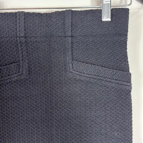 Ganni Black Pencil Skirt Knee-Length Workwear Size XS