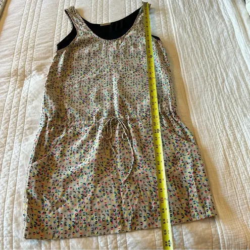 Loeffler Randall Silk Drawstring Tank Dress. Size 4.
