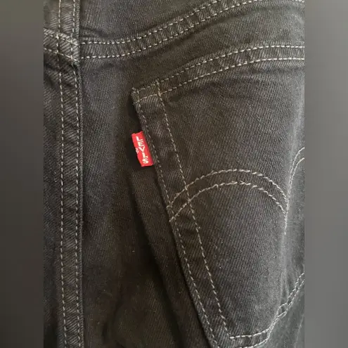 Levi's  Wedgie Icon Fit Black Jeans Size 24