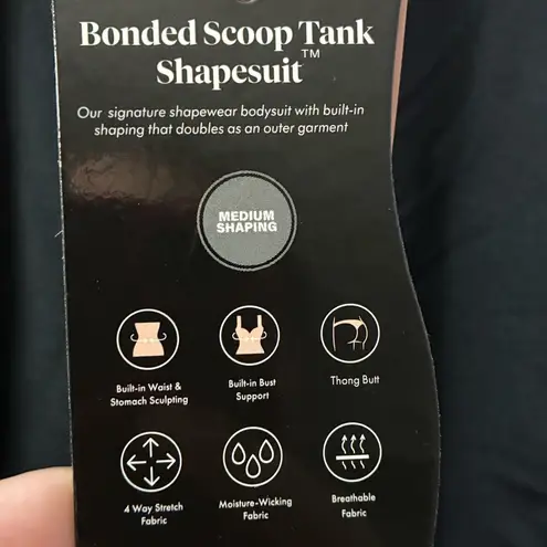 🆕 PINSY Scoop Tank Hourglass Shapewear Thong
Bodysuit Black S🆕