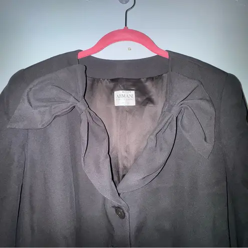 Giorgio Armani Armani Collezioni Jacket Blazer women’s Black Lined Size 48 Women's Jacket