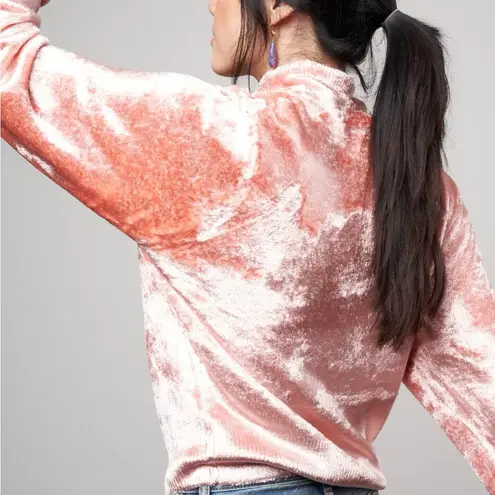 Dries Van Noten Chenille Turtleneck Sweater - Pink blush