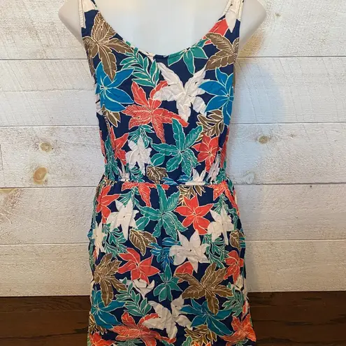Heritage 1981 Sleeveless Tropical Floral Dress