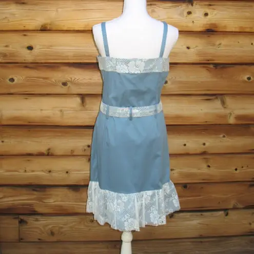 Love moschino NWT Blue Lace Trim Dress