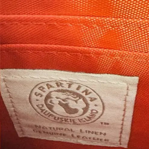 Spartina 449 SPARTINA Daufuskie Island Wristlet, Black Tan Geometric Design