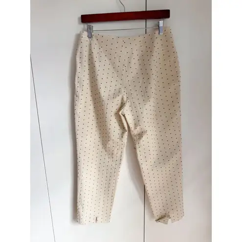 Piazza Sempione Women’s Cropped Pants Graphic SZ46/10 Cotton Italian Designer