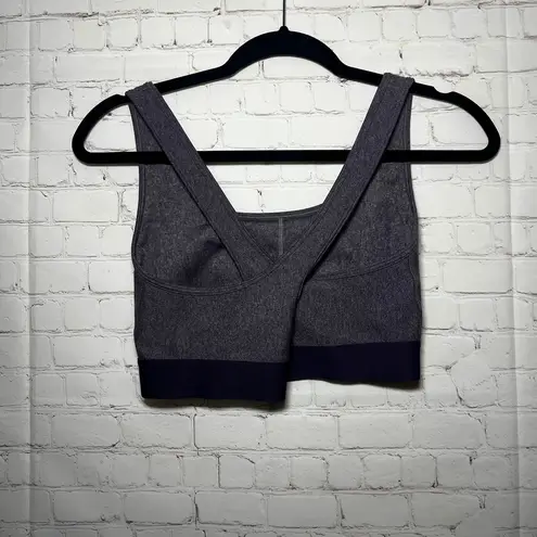 Under Armour ✨ Women's Compression Sports Bra Purple Workout Athletic Size Large