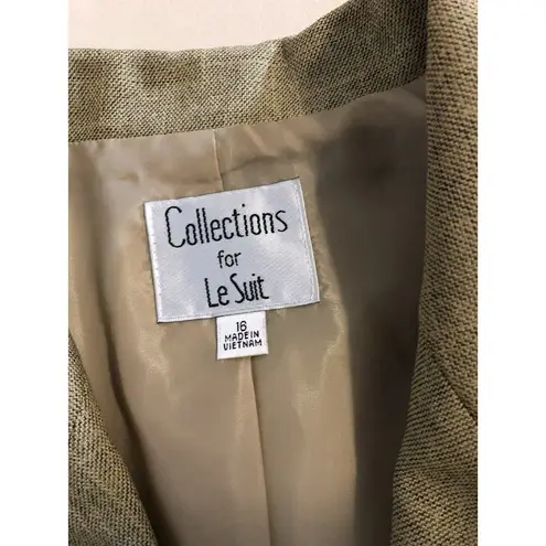 Le Suit Women Blazer Jacket Women's 16 Office Wear Single Breasted Notch Lapel