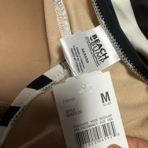 Motherhood Baby Bump Maternityty Swimsuit sz S Black